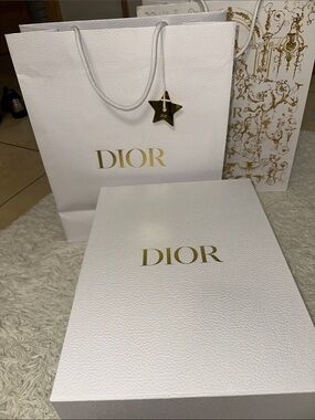 DIOR bags box ( 15’11.5’7’) with a two paper bags